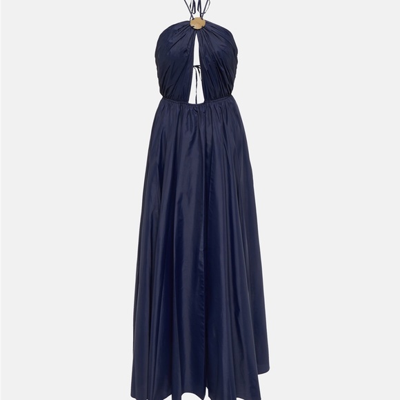 Staud Navy Halter Dress - Picture 4 of 4